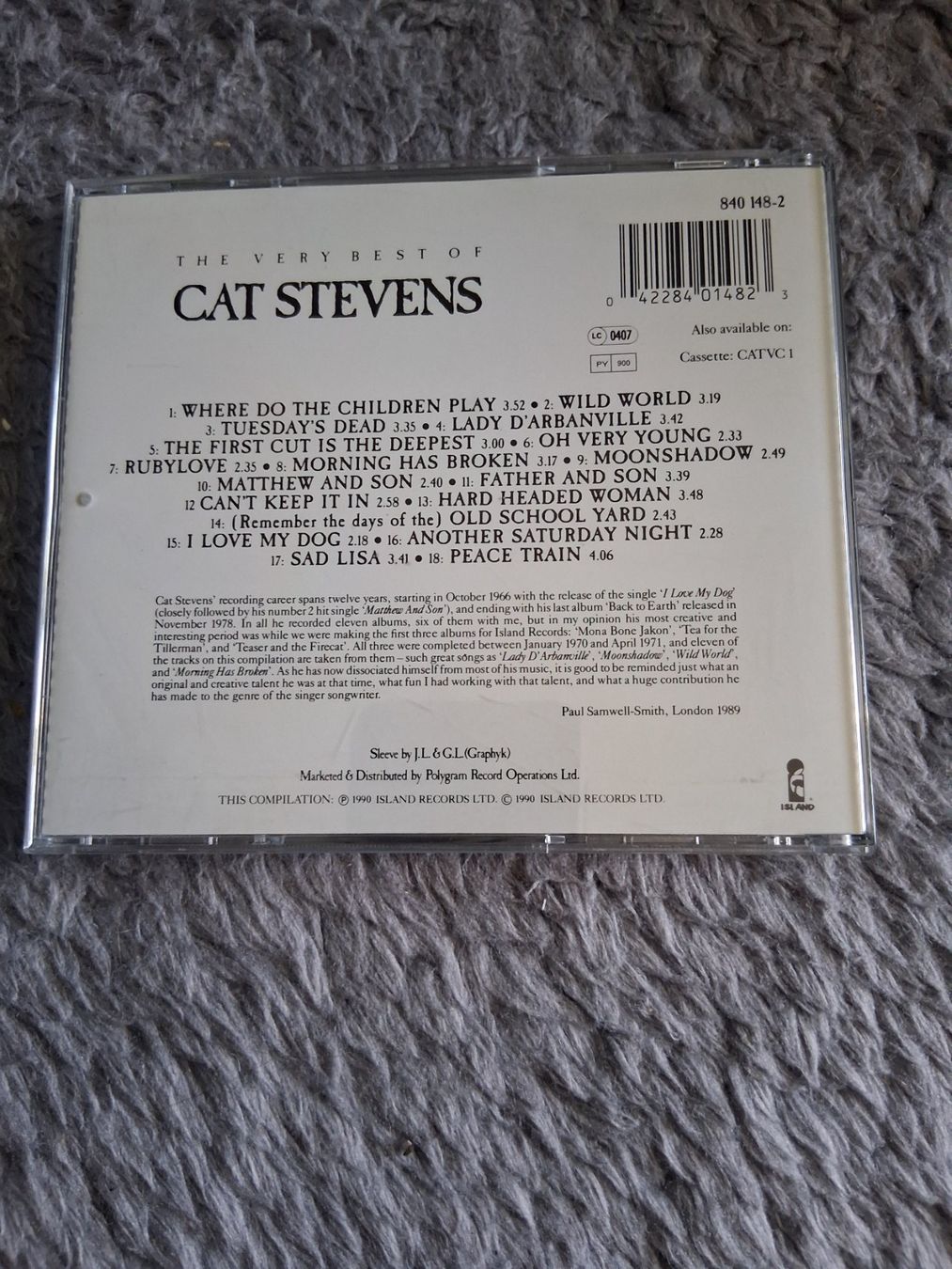 CD: CAT STEVENS    THE VERY BEST OF    CD – Usato da Wetzikon ZH venduto da Ramones01 1