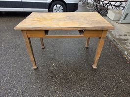 Holztisch/Schreibtisch Vintage-Look für den Garten 🍂!