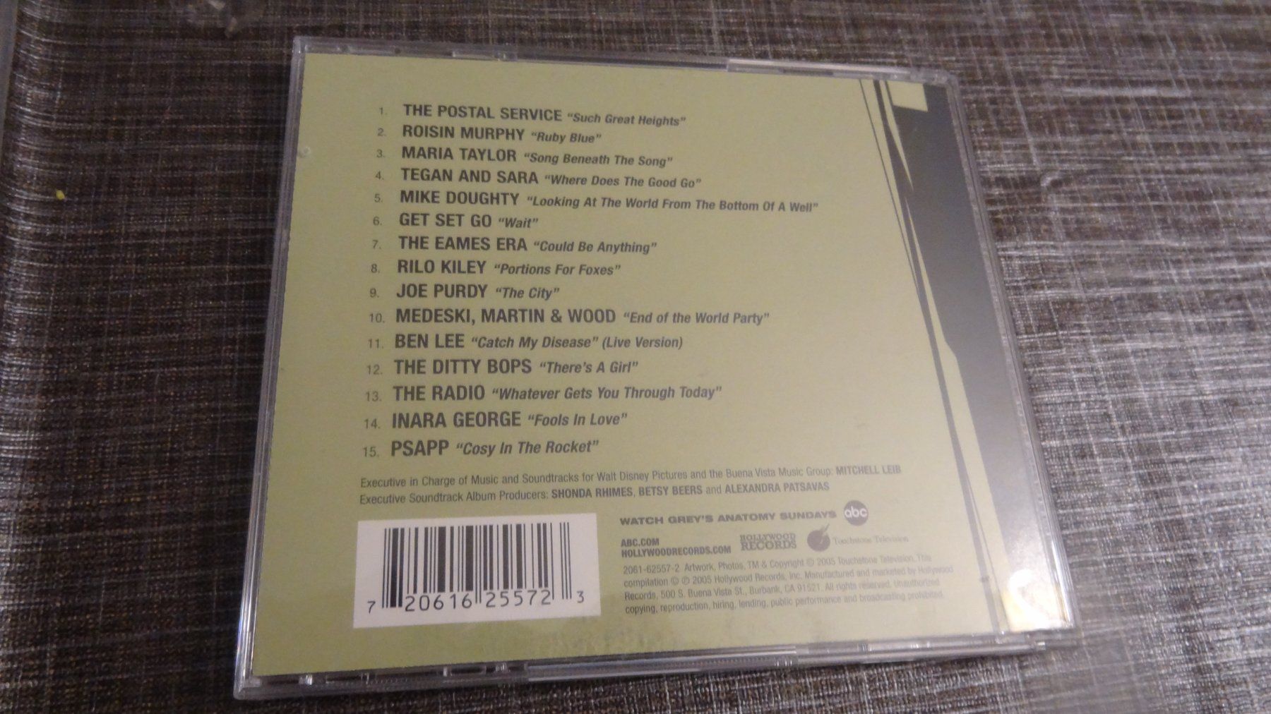 CD: Grey's Anatomy - Original Soundtrack CD – Usato da Olten venduto da Disc-Ausverkauf 1