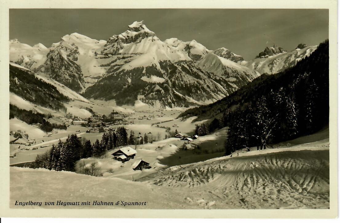 Cartoline postali: Engelberg von Hegmatt 1934 – Usato da Hochdorf venduto da Ziegel-16