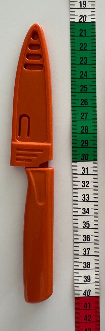 Kuhn Coltelli da cucina: Kuhn Rikon Küchenmesser, orange – Usato da Winterthur venduto da YaV
