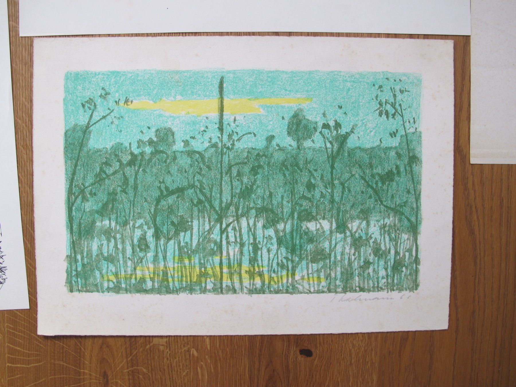 Grafica & Litografie: Werner Hofmann/Otto Bachmann/4x Wolf/1x? Lithos – Usato da Wädenswil venduto da Turusukko 7