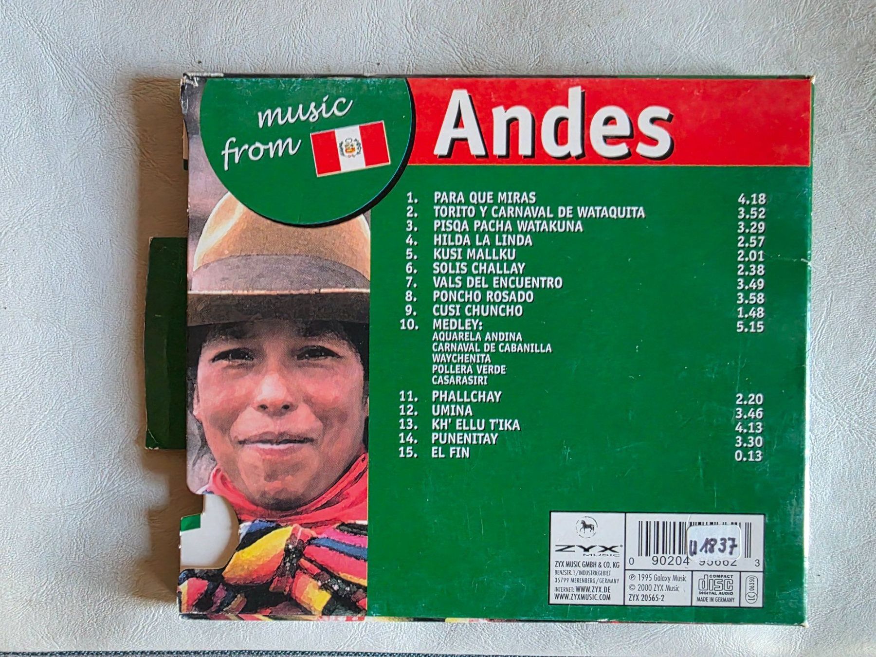 CD: CD - Music from Andes – Usato da Walterswil BE venduto da Lonitti 1