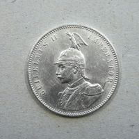 Deutsch Ostafrika , 1 Rupie , 1910 J , Silber .