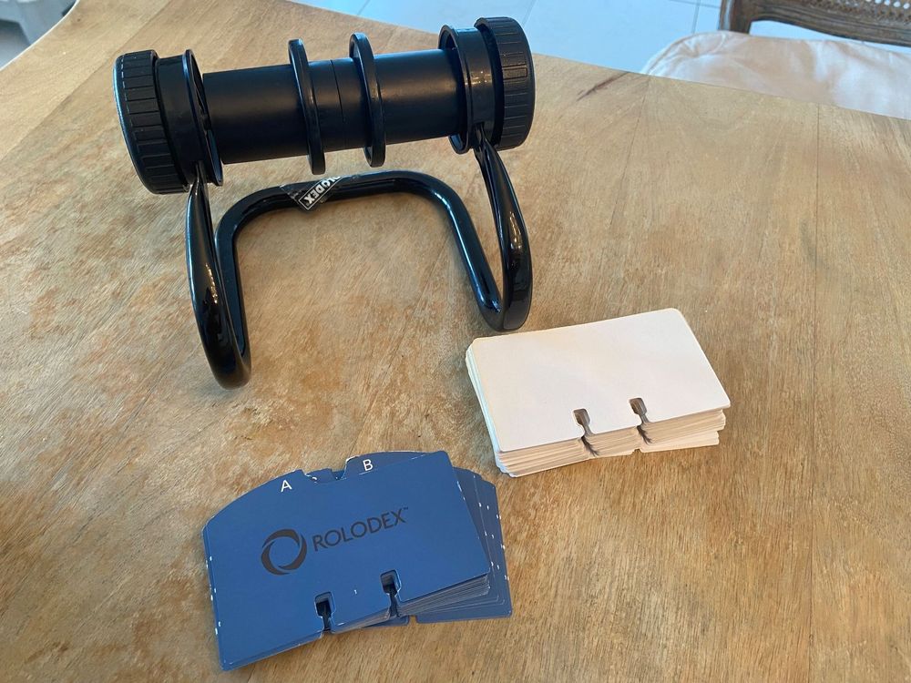 Rolodex schwarz Rollkartei Adresskartei A-Z | Kaufen auf Ricardo