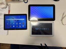 Lot de tablettes, les 3 sont débloqués, aucun code nécessair