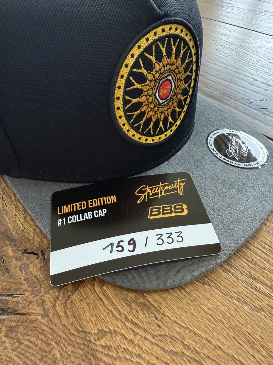 Copricapi, berretti & cappellini: Streetsociety BBS Cap Limited Edition 159/333 – Nuovo e nell'imballaggio originale da Strengelbach venduto da Camber 2