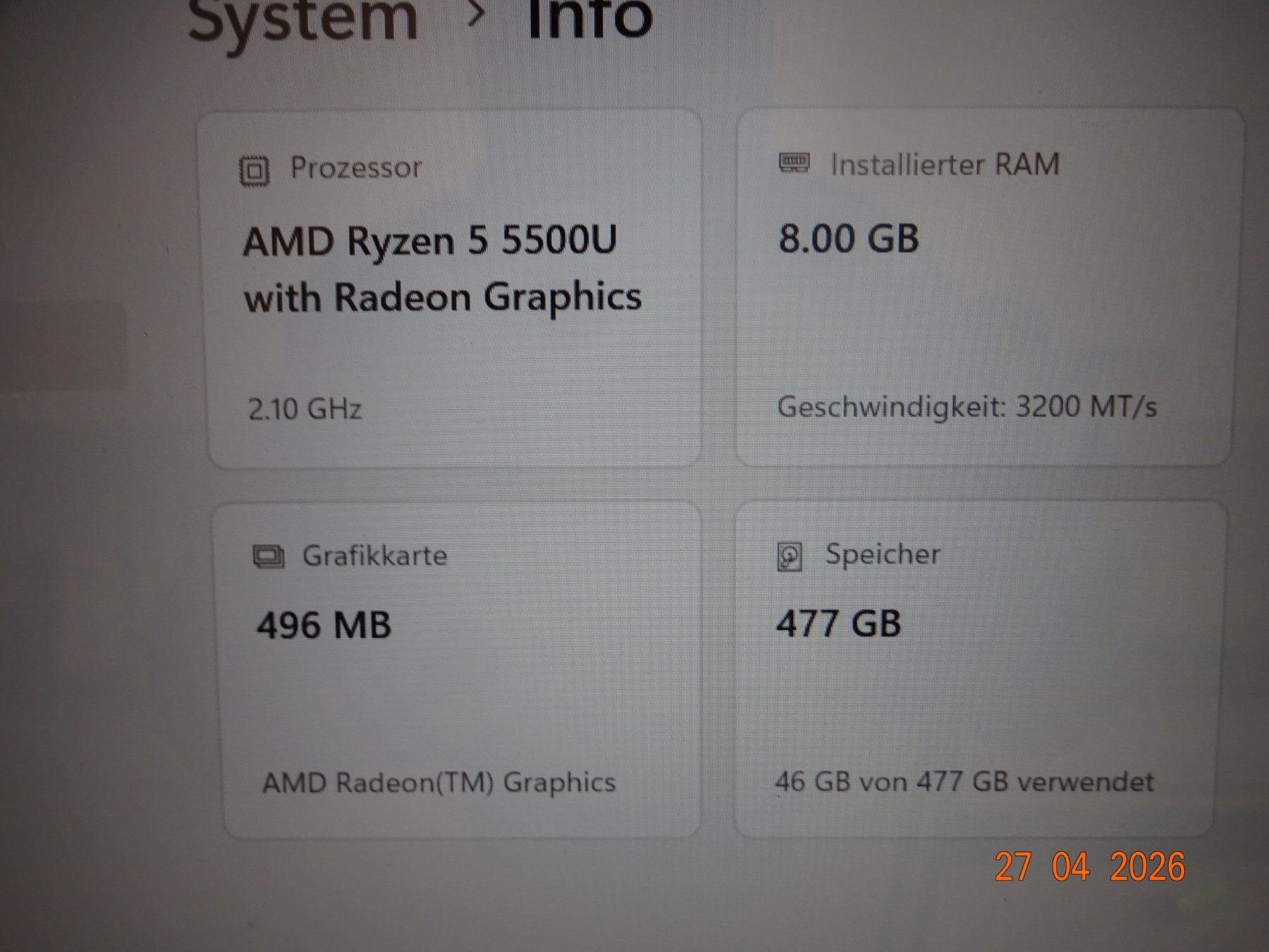 Lenovo Notebooks: Lenovo IdeaPad Flex 5  14ALC05 – Gebraucht aus Winterthur von Starrite 1