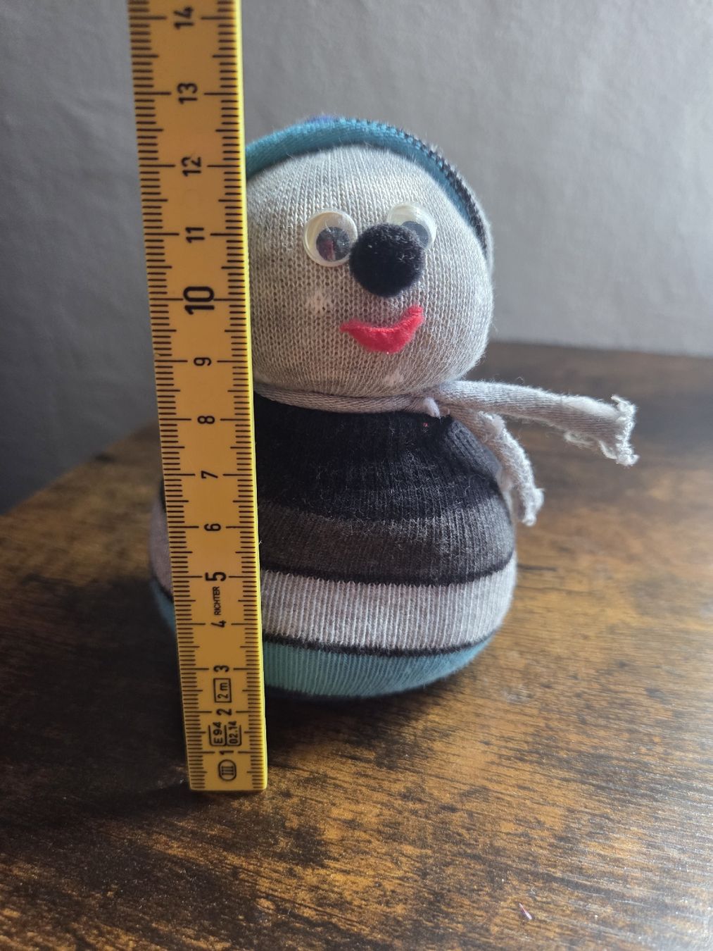 Alle Dekorationen: Handmade sock snowman figure used condition – Gebraucht aus Winterthur von Maricels_Boutique 5