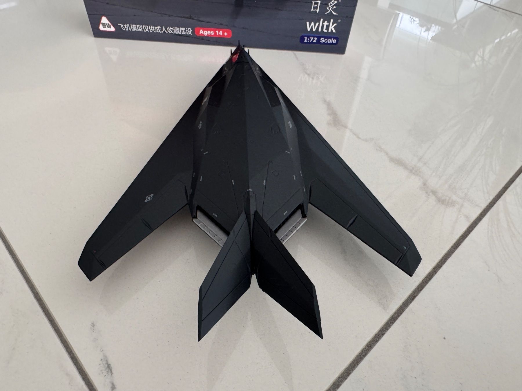 Modellbausätze & Standmodelle: F-117 Stealth-Flugzeugmodell - Diecast Kampfjet-Replik 1:72 – Neu (gemäss Beschreibung) aus Hünenberg See von Rroger911 4