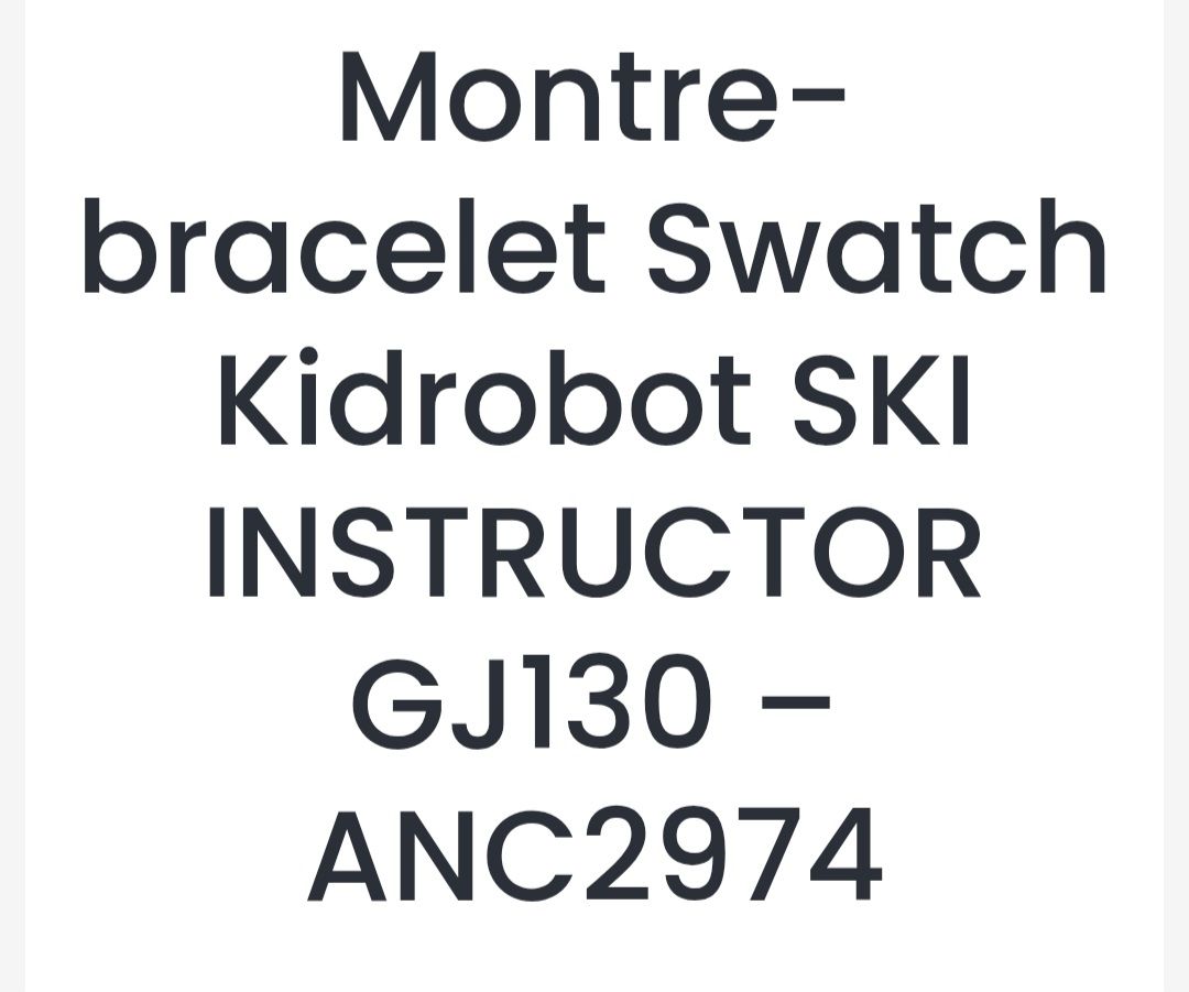 Swatch Orologi: SWATCH 2 X KIDROBOT – Nuovo e nell'imballaggio originale da Biel-Bienne venduto da GPM05 2
