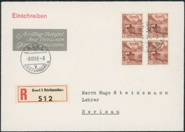 1942 - Landschaftsbilder - Farbänderungen - FDC ET - Gaudard
