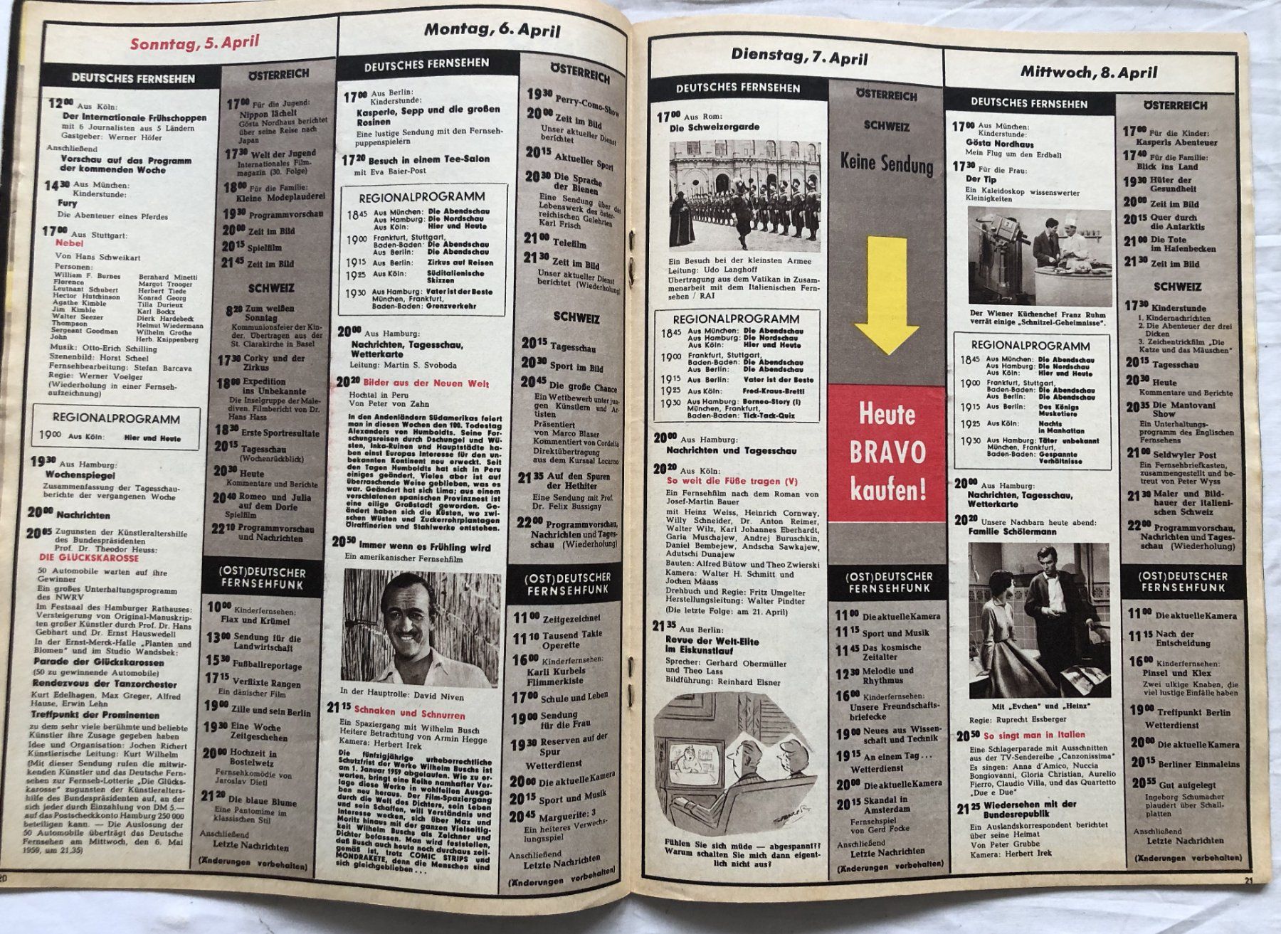 Revues & Magazines: BRAVO - Heft - Nr.14/1959 – D'occasion à Schaffhausen par durruti 3