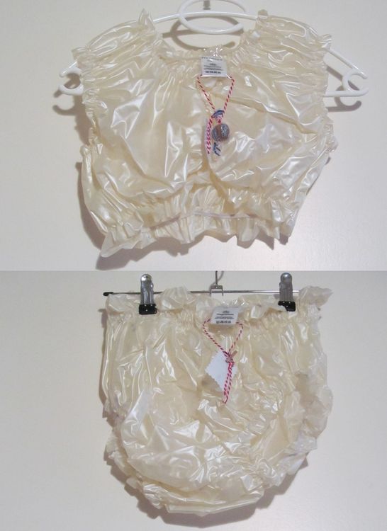 NEU semitransp Lackhose Unterhose und Top/BH PVC Unique M/L (Neu und ...