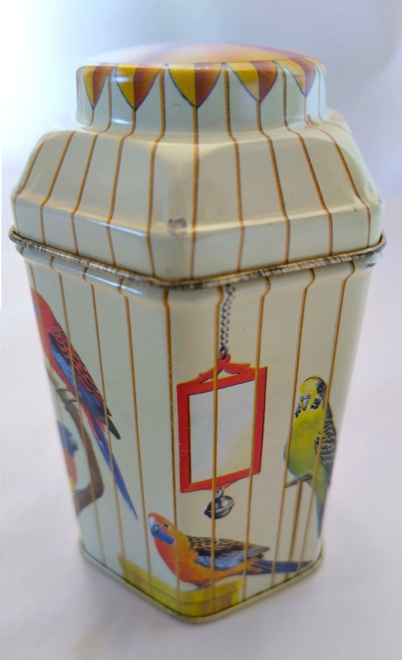 Altro in Decorazioni & Accessori: Vogel Blechdose "Vögel (Sittche) im Käfig" ab Fr. 5.- – Usato da Bellach venduto da JingleJerry 5