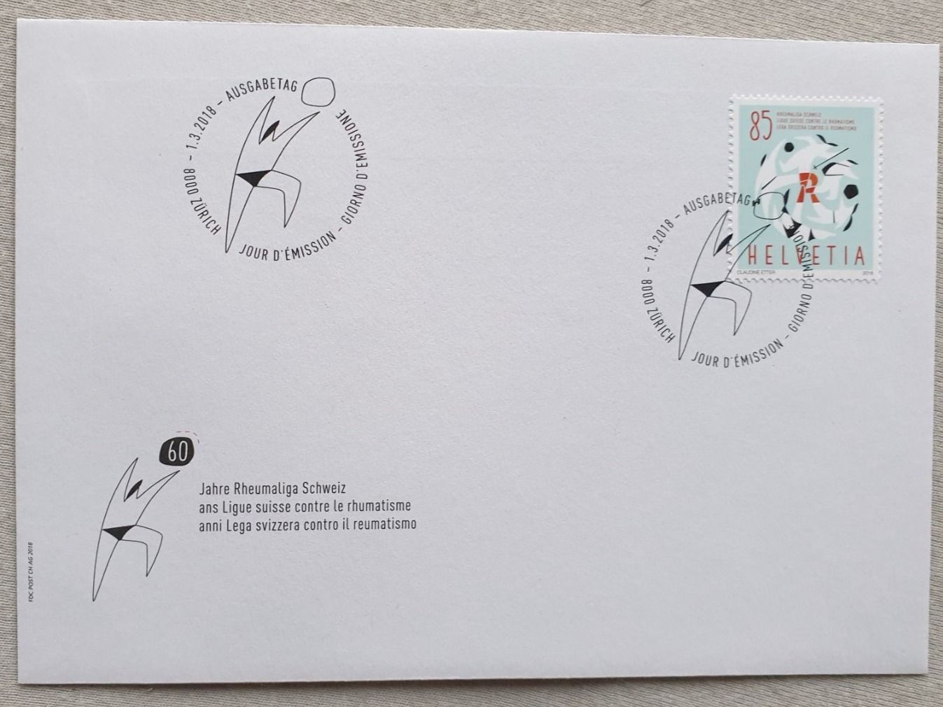 Alle Briefmarken: (491) Ausgabetag-Brief von 2018 – Gebraucht aus Schwarzhäusern von Inot3