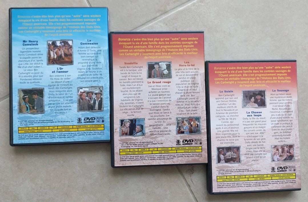 Alle DVDs: DVDs Western - 3 saisons de Bonanza – Gebraucht aus Romanel-sur-Lausanne von MichelAjac 1