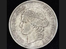 5Fr. 1889 CV mit schöner original Patina