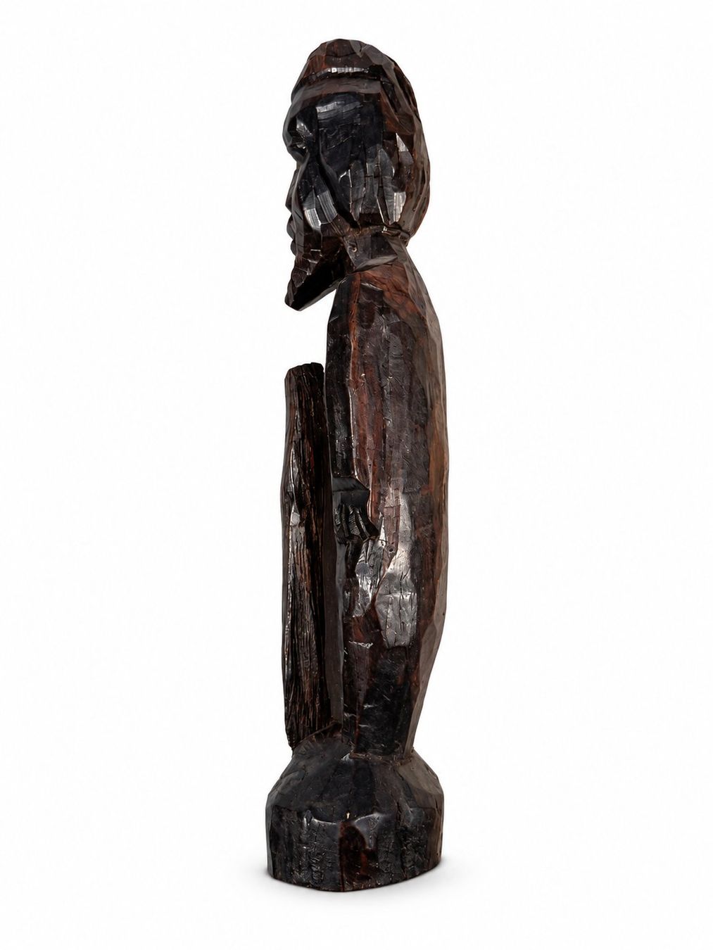 Skulpturen & Statuen: Geschnitzte Holzfigur – bärtiger Mann, ca. 33 cm – Gebraucht aus Zollikerberg von lin_yc2n 5