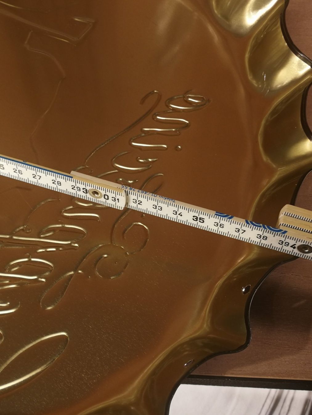 Insegne: Blechschild "Cappuccino" in Form eines Kronkorkens – Usato da Wagenhausen venduto da Simbad 4