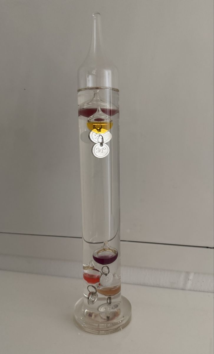 Tutte le decorazioni: Dekoobjekt mit Temperaturanzeige aus Glas – Usato da Frauenfeld venduto da _smile_w 2