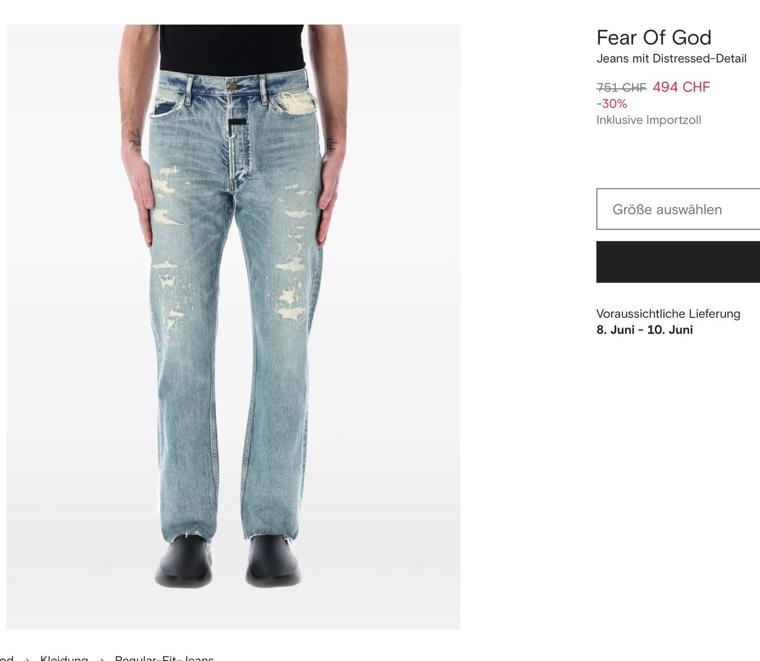 Fear of God Jeans: Fear Of God Jeans – Nuovo (secondo la descrizione) da Toffen venduto da manimatter 1