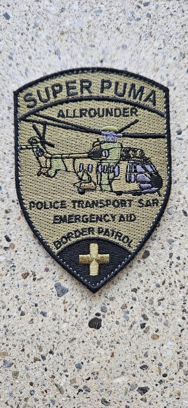 Schweizer Armee Placchette & Badge: *** Spez. Badge Super Puma mit klett *** – Nuovo (secondo la descrizione) da Riedholz venduto da fr_sIruP