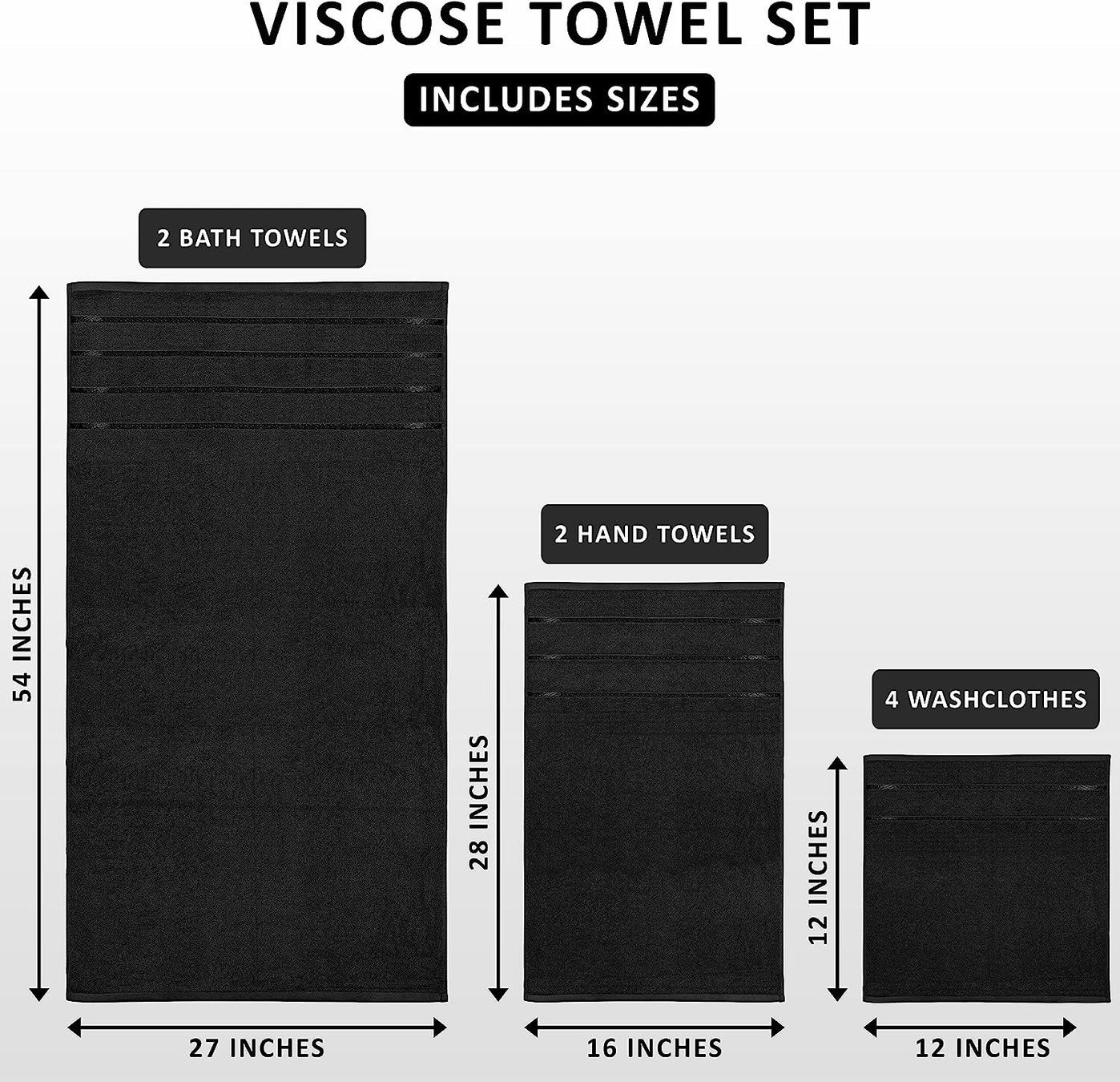 Teli da bagno: 8er Handtücher Set aus Baumwolle – Nuovo e nell'imballaggio originale da Nuglar venduto da SaleRitter 1