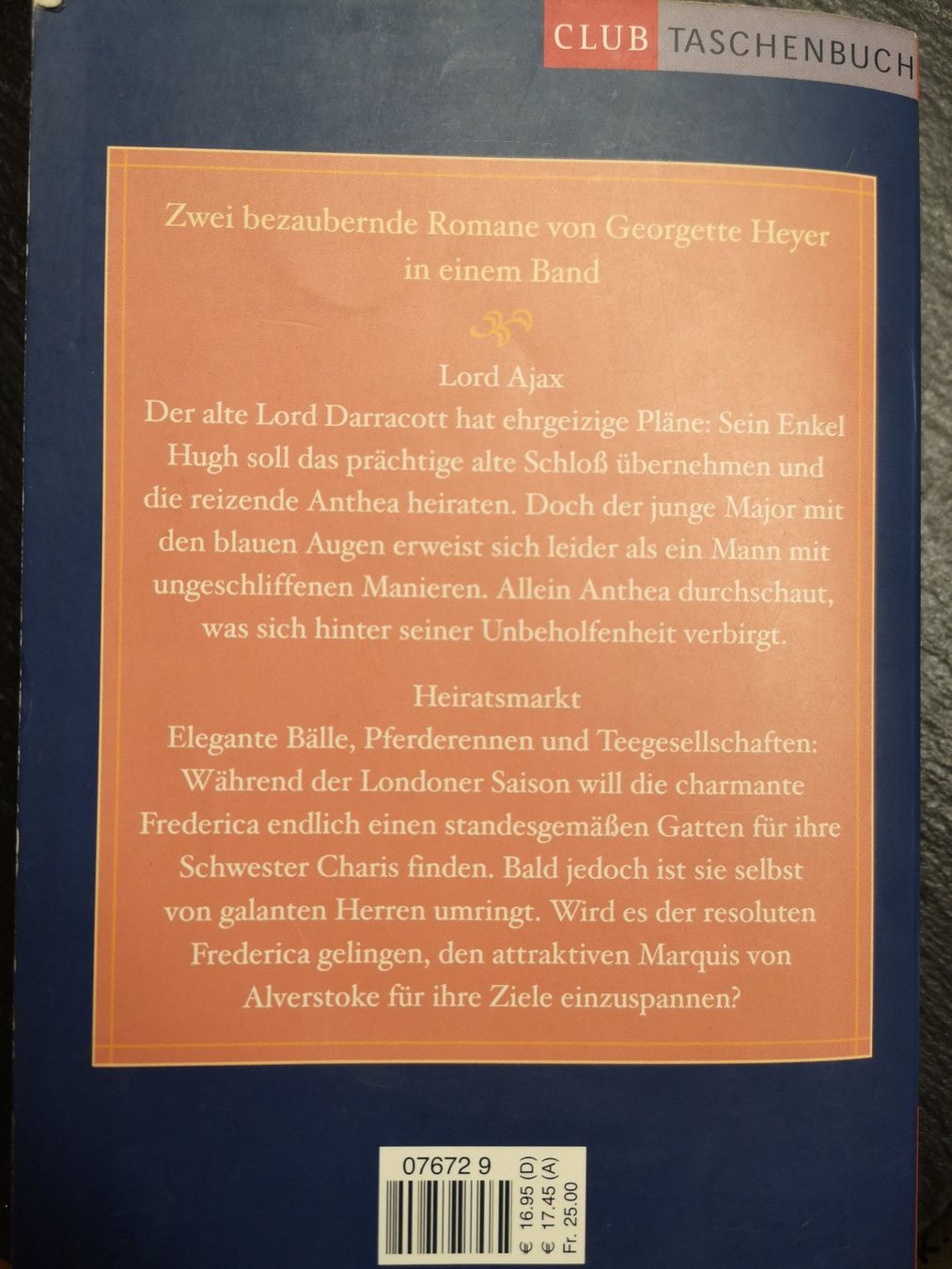 Bücher: Georgette Heyer: Lord Ajax + Heriatsmarkt – Gebraucht aus Läufelfingen von  1