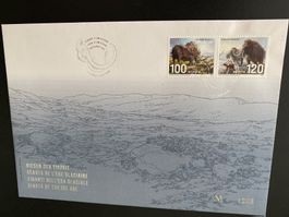 2024 RIESEN DER EISZEIT spez. Umschlag  AgTg Stempel silber