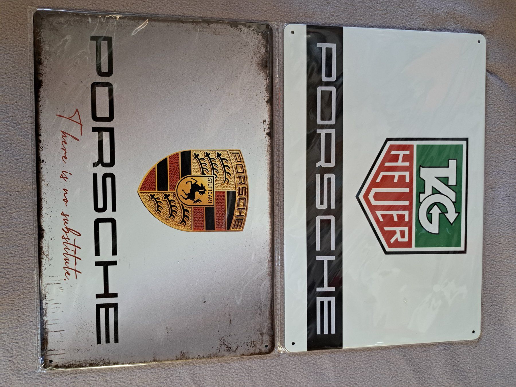 Insegne: 3 Stk. Blechschilder Porsche  neu – Nuovo (secondo la descrizione) da Widnau venduto da Senna7 4