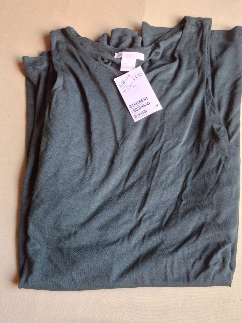 H&M Kleider: Robe verte foncée fluide taille S marque H&M – Neu (gemäss Beschreibung) aus Villiers von san_jn5w 7