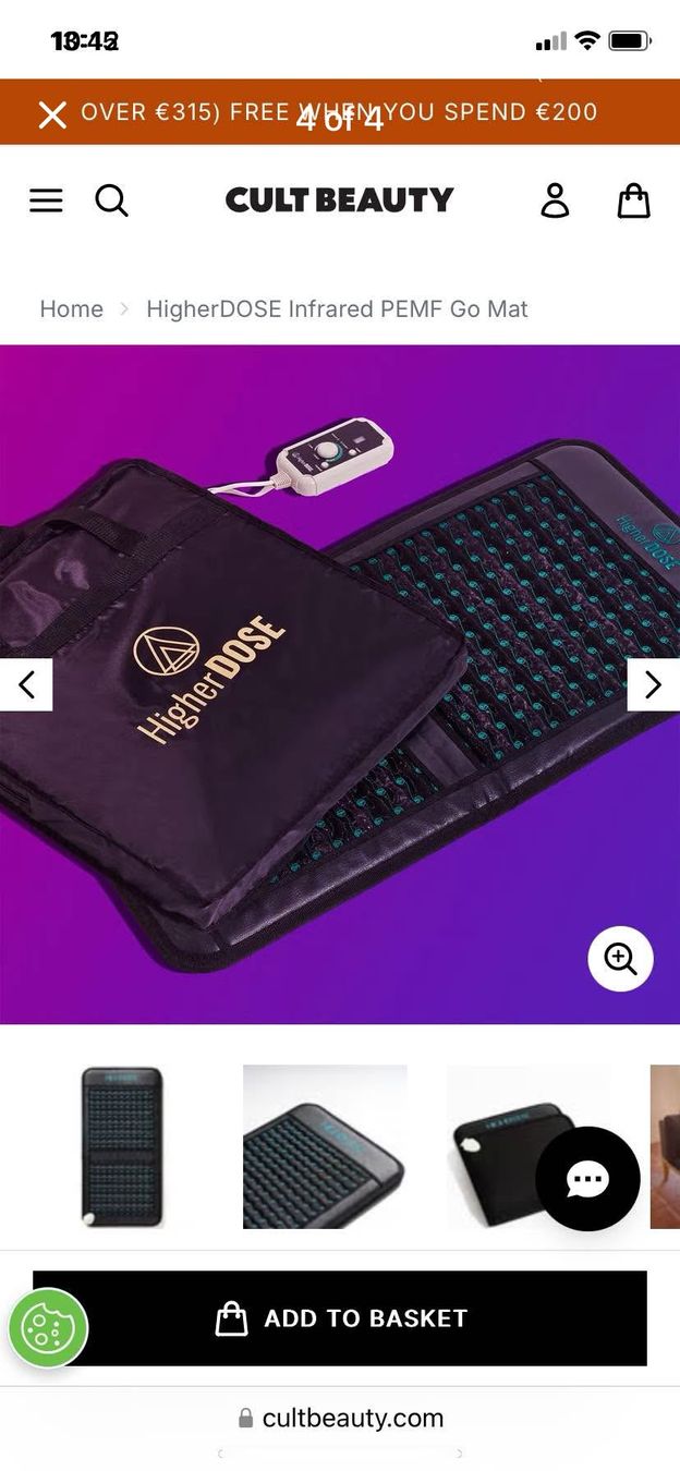 Appareils médicaux: Higherdose Infrared PEMF Mat and carry case – Neuf (Voir description) à Oberrieden par Brighton-Mc 3