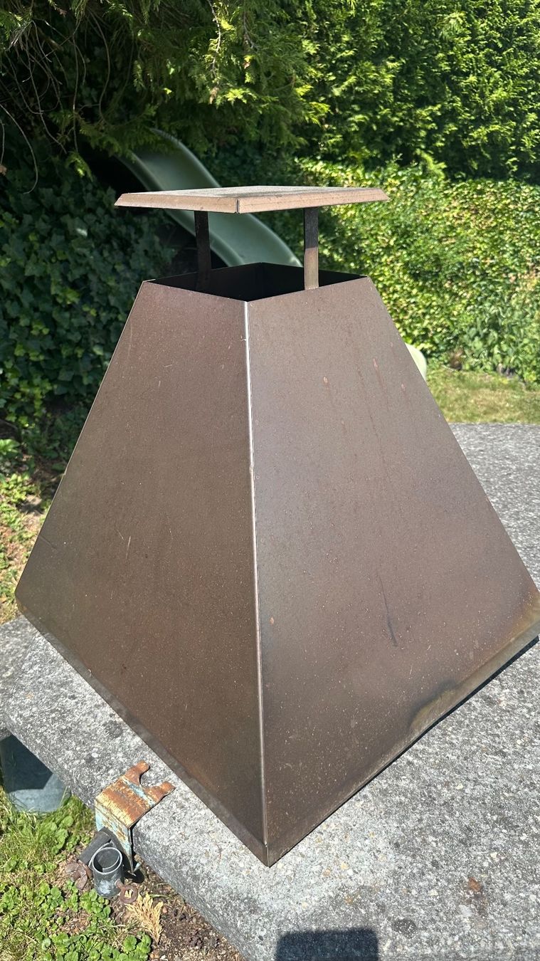 Grils: Chromstahl Kamin für Gartenchemineé ohne Unterbau – D'occasion à Eschenbach LU par Duc847 2