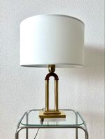 Lampe de table vintage en laiton doré – Années 70