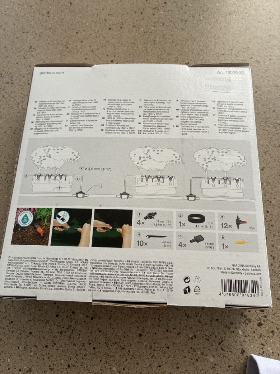 Box contenitori: Gardena Micro-Drip System Expansion Set 4 new – Nuovo (secondo la descrizione) da Gingins venduto da Kakakia 1