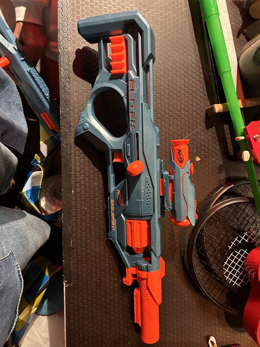 Nerf Jouets: Fucile giocattolo Nerf Elite 2.0 Eaglepoint blu – D'occasion à Neuchâtel par sar_nqn7