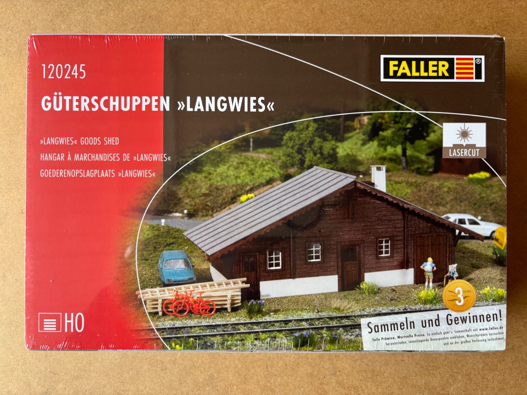 Faller Modellini di ferrovie: Faller 120245 Güterschuppen Langwies – Nuovo e nell'imballaggio originale da Hauterive NE venduto da eriamch