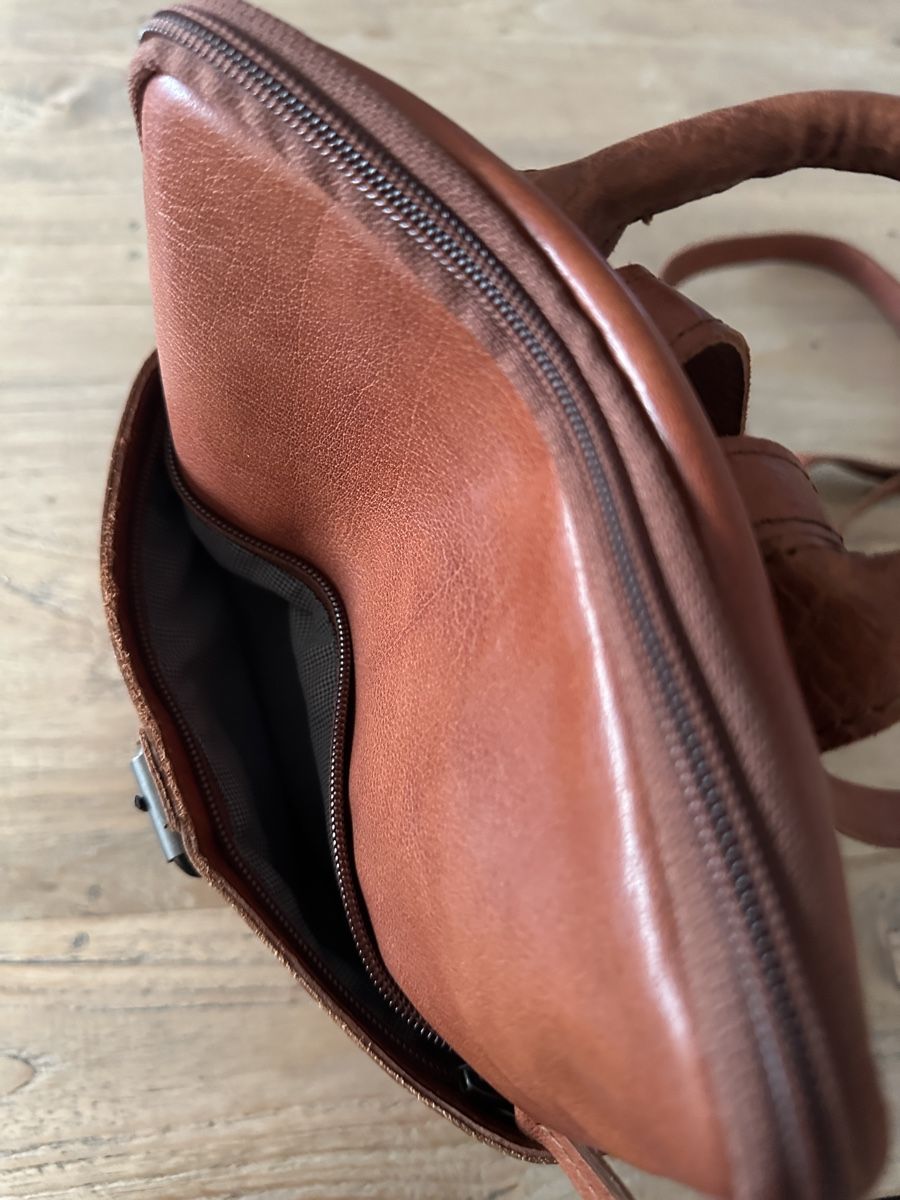 Rucksäcke: Spikes & Sparrow Lederrucksack, cognac, Top Zustand – Neu (gemäss Beschreibung) aus Zürich von phos.arch 3