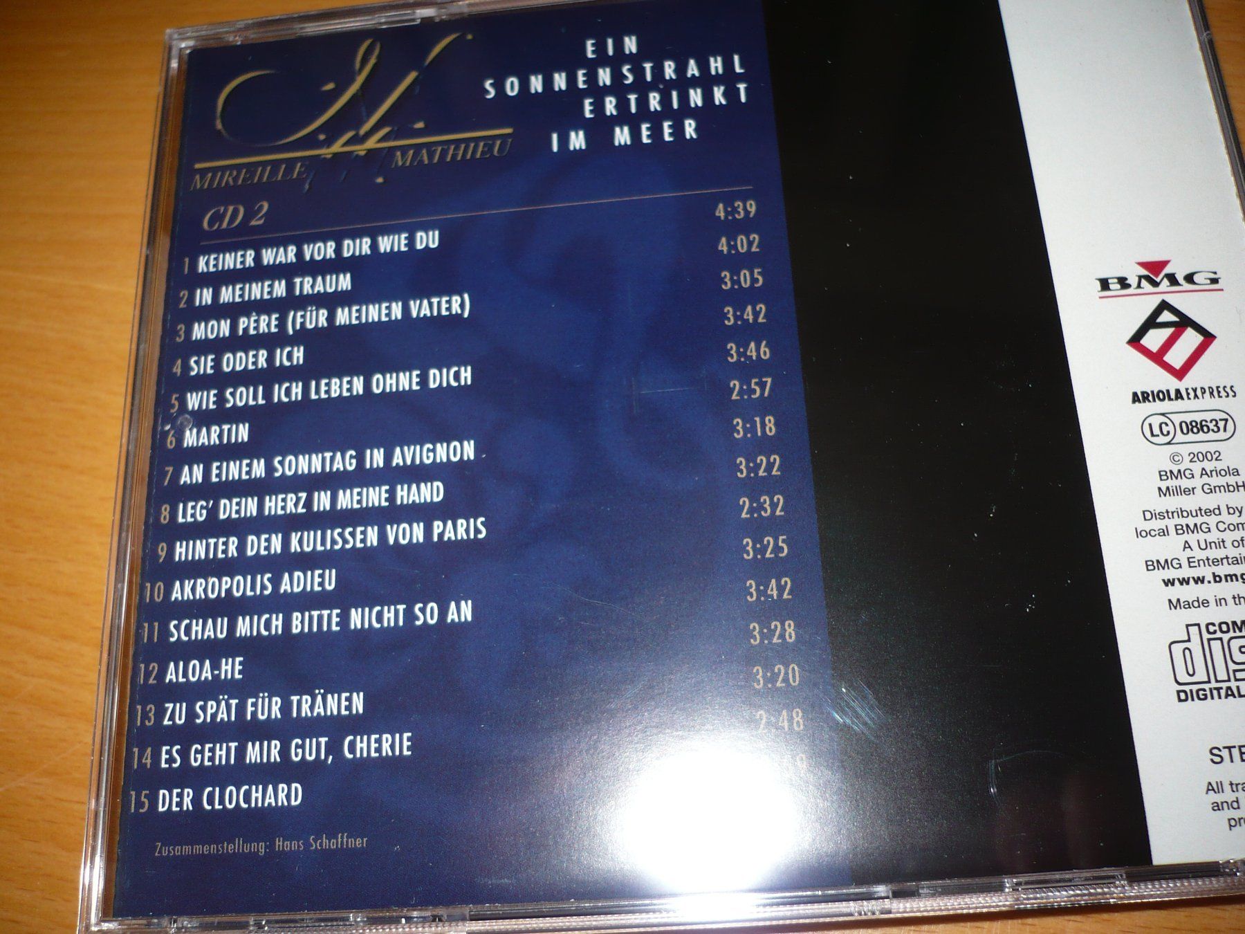 CD: MIREILLE MATHIEU, 3 CD Box Set – Nuovo (secondo la descrizione) da Merzligen venduto da Marthe22 3