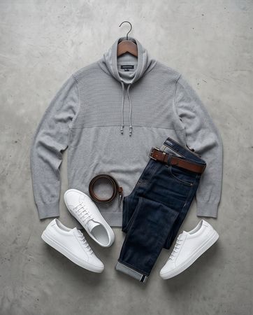 EDC Pull Homme Col Montant - neuf - L