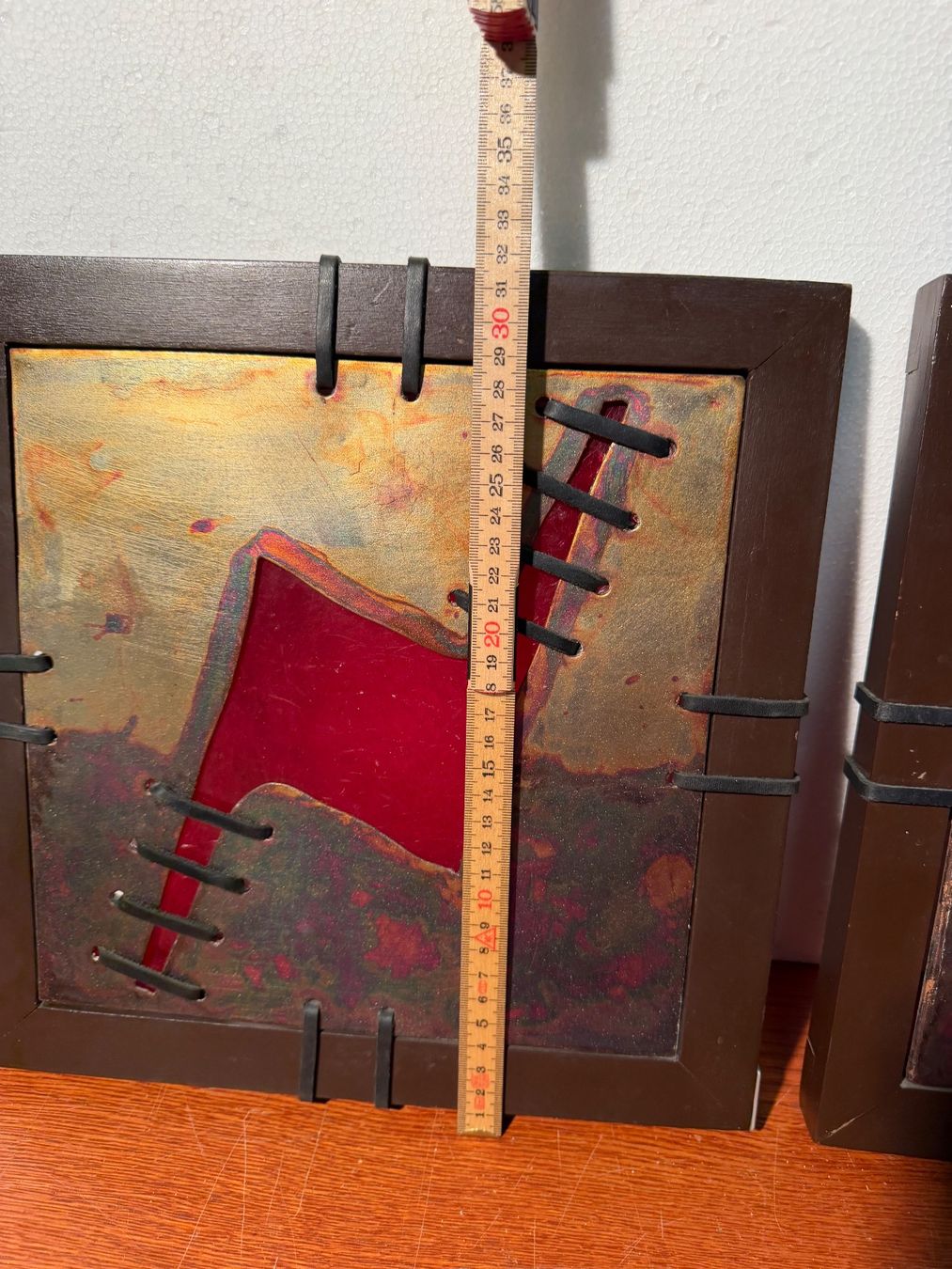 Dipinti: 2 tableau decorativ en metal – Usato da Lausanne venduto da artnouveau05 5