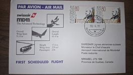 Swissair first schedould flight 30.04.1991