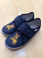Superfit Hausschuhe Kinder Gr. 33 Blau Klett
