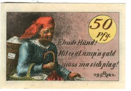 Notgeld "50 Pfennig. Hildburghausen 1921"