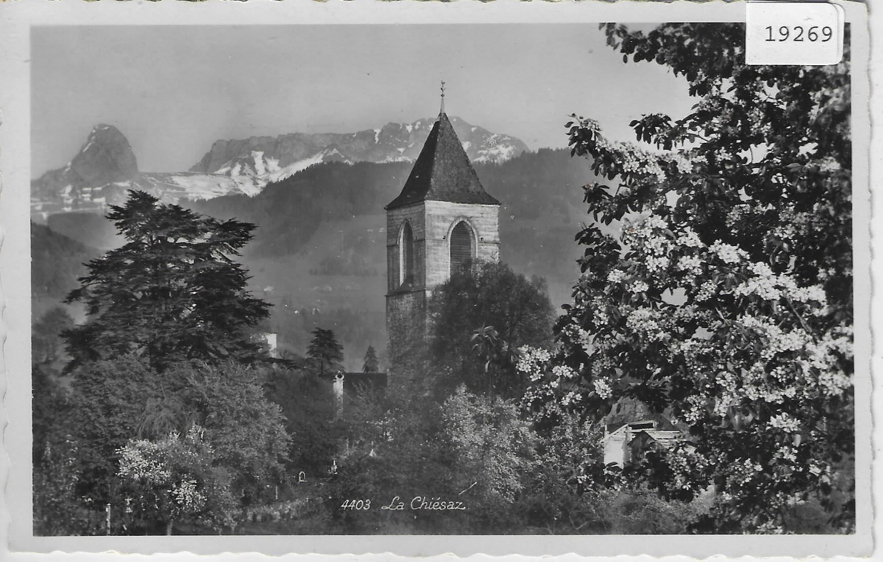 Ansichtskarten: La Chiesaz - Eglise – Antik aus Ettingen von Kartenplanet