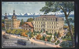 Neuchâtel, Hotel Terminus und Hotel des