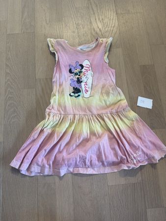 Mädchen Sommer Kleid mit Minnie Mouse Motiv, Grösse 98