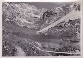 St. Antönien im Prättigau mit Partnunersee. 1953