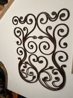 Vintage Wanddeko aus Metall, Wandbild, Top Zustand!